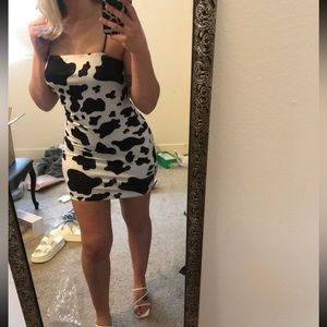Cow-print Shein Dress
